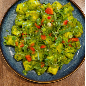 Coriander Paneer (Chinese Style)